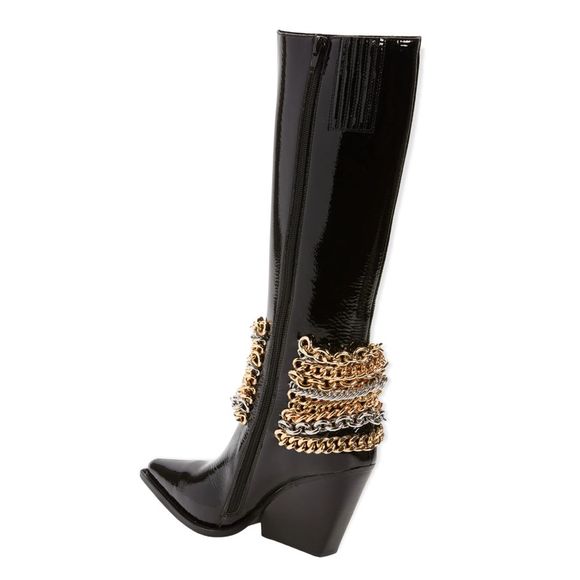 Jeffrey Campbell It's A Draw Knee High Boot Size 7 NEW - Picture 3 of 13
